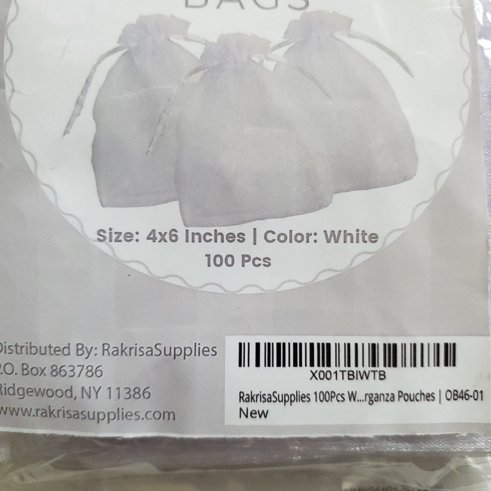 Arts and Crafts Gift Giving 4×6 Pouches, 100 Count